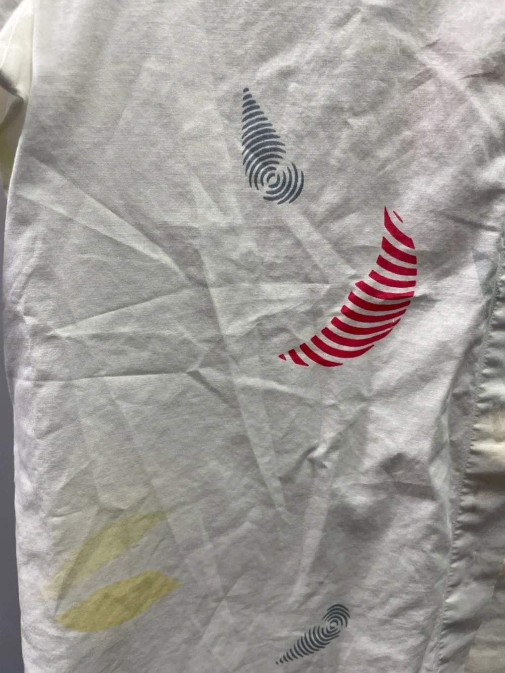 Vintage French Short-Sleeve Printed Button-Up Shirt - Cacharel Size XS - Picture 3 of 7